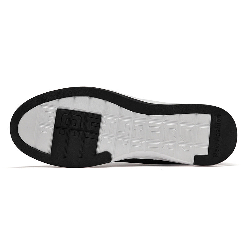Mens Black Lightweight Low‑Top Casual Walking Shoes