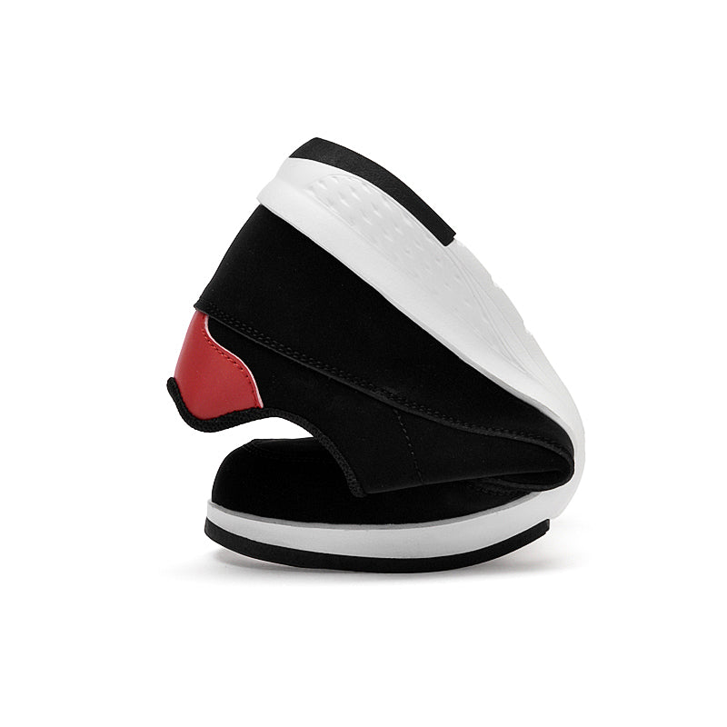 Mens Black Lightweight Low‑Top Casual Walking Shoes