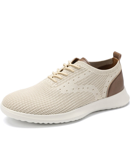 Men's Breathable Knit Mesh Casual Oxford Sneakers