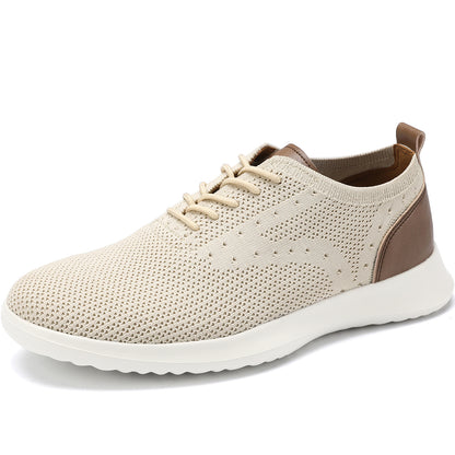 Men's Breathable Knit Mesh Casual Oxford Sneakers
