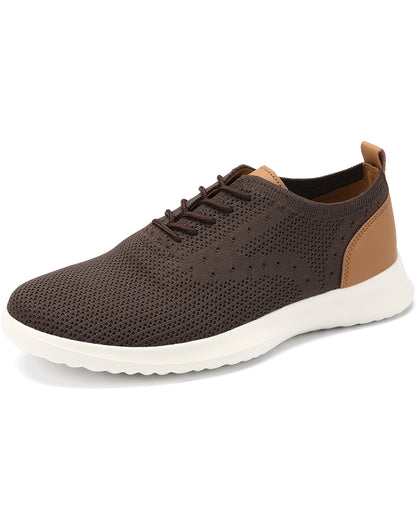 Men's Breathable Knit Mesh Casual Oxford Sneakers