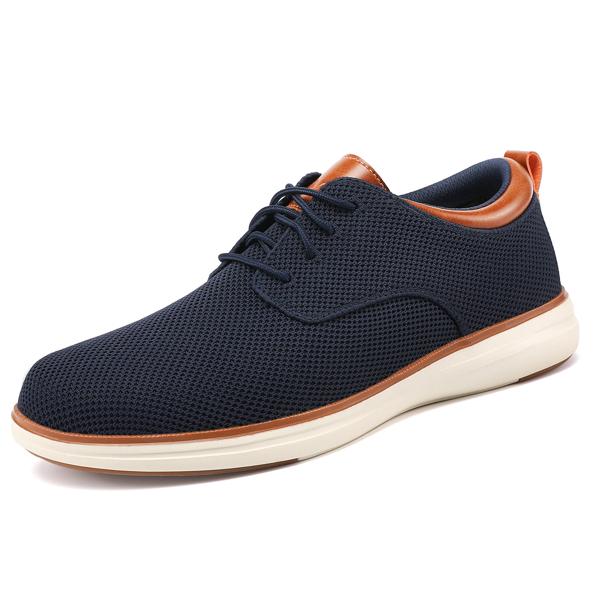 Summer Men's Wide Lace Up Kint Oxfords Casual Dress Business Shoes