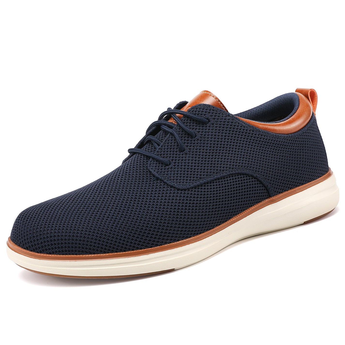 Summer Men's Wide Lace Up Kint Oxfords Casual Dress Business Shoes