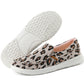 Women's Casual Lightweight Stretch Boat Canvas Slip on Shoes Breathable