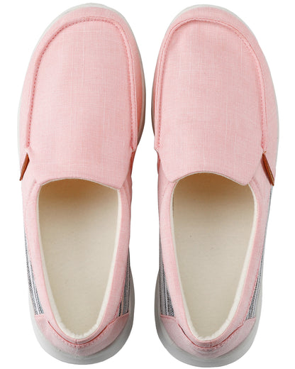 Women's Canvas Slip On Platform Casual Loafers