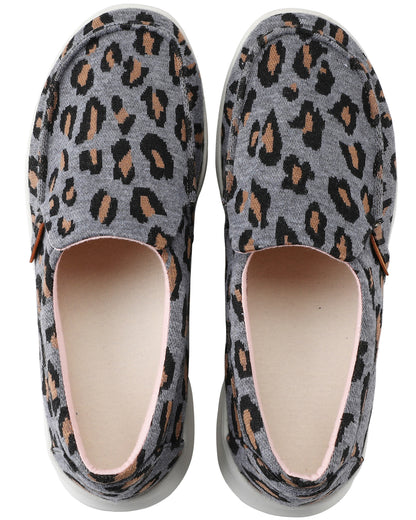 Women's Canvas Slip On Platform Casual Loafers
