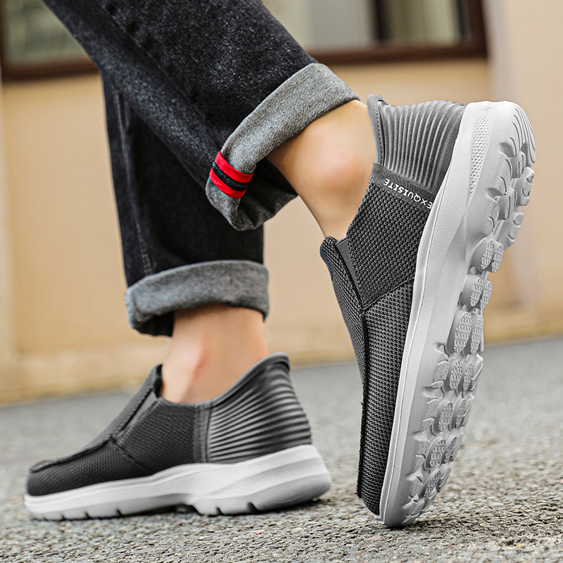 Men's Knit Mesh Slip On Casual Walking Loafers