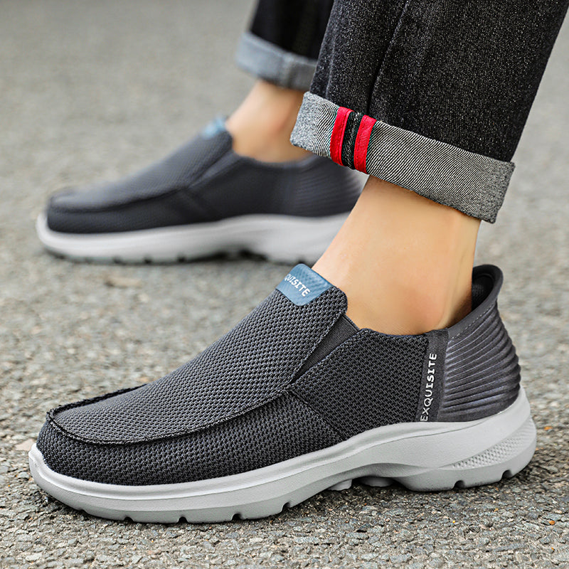 Men's Knit Mesh Slip On Casual Walking Loafers