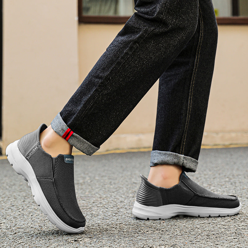 Men's Knit Mesh Slip On Casual Walking Loafers
