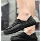 Men's Casual Walking Shoes Slip On Loafers Breathable Comfortable Lightweight Knitted Shoes
