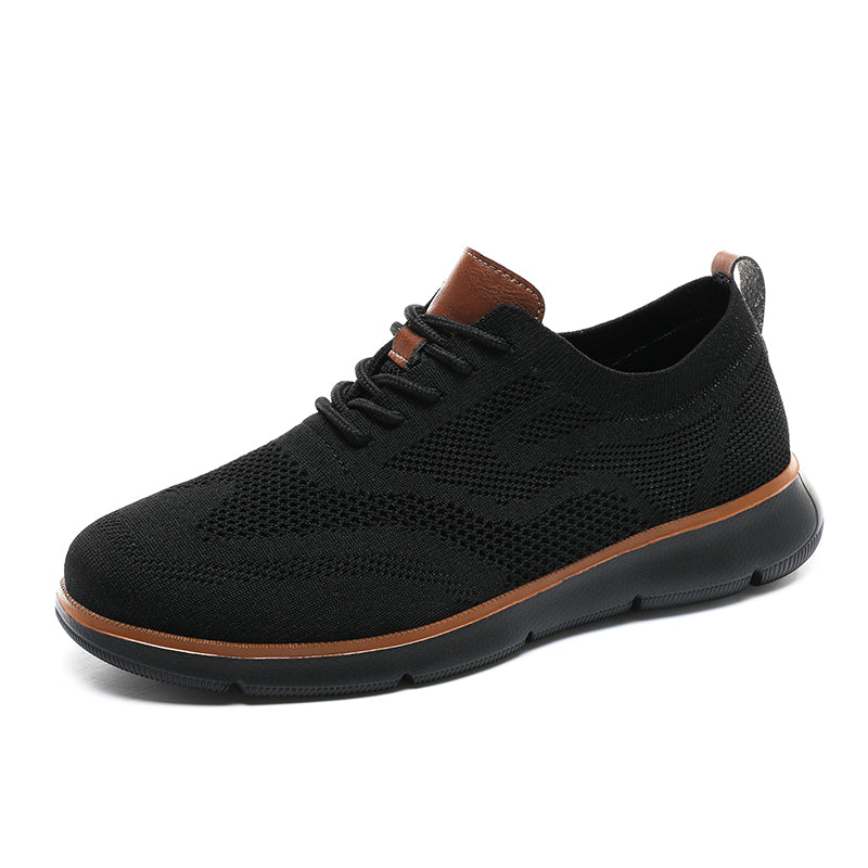 Men's Casual Dress Shoes Fashion Walking Shoes Flying Knit Mesh Busins –  Vilocy