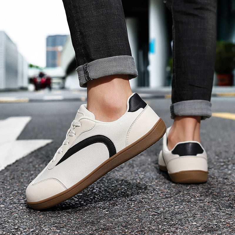 Men Vintage Mesh Low‑Top Casual Sneakers