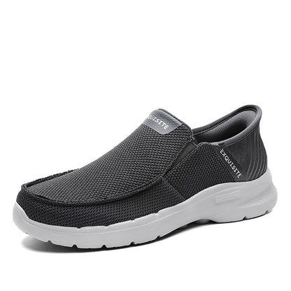 Men's Knit Mesh Slip On Casual Walking Loafers