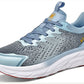 Men's and Women's Mesh Running Shoes Walking Sports Breathable Comfortable Lightweight Thick Sole Fashion Sneakers