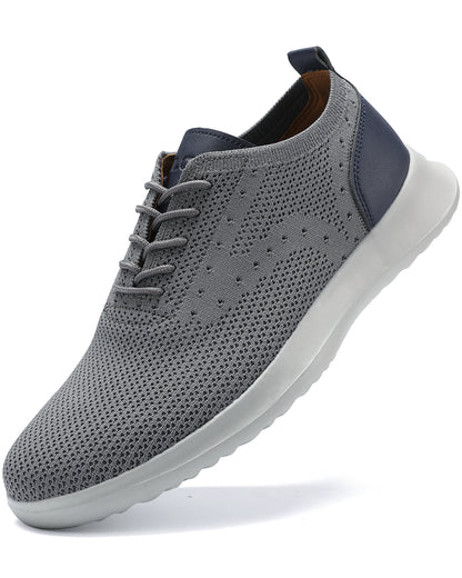 Men's Breathable Knit Mesh Casual Oxford Sneakers