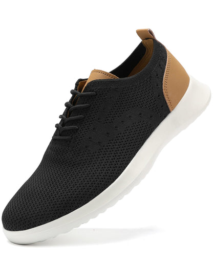 Men's Breathable Knit Mesh Casual Oxford Sneakers