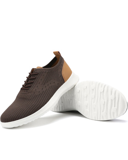 Men's Breathable Knit Mesh Casual Oxford Sneakers