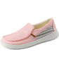 Women's Casual Lightweight Stretch Boat Canvas Slip on Shoes Breathable