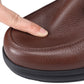 Top Genuine Leather Casual Men Medical Diabetic Shoes Extra Wide Men Shoes for Diabetic