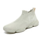 Mens Walking Shoes Breathable Knit Slip On Sneakers Lightweight  Shoes Casual Running Tennis Shoes